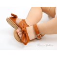 thumbnail image 3 of SOFMUO Baby Girl Sandals Bowknot Soft Infant Girls Princess Dress Summer Walking Shoes(6-12 Months,Brown), 3 of 6