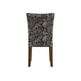 thumbnail image 4 of Weston Home Ayana Print Parsons Dining Side Chairs, Set of 2, Brown Leaf Print, 4 of 6