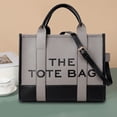 thumbnail image 3 of Bolso Con Letras PU Doble Color Bolso Mujer Bandolera Un Hombro Bolso Portátil Bolso Especial, 3 of 7
