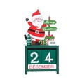 thumbnail image 1 of Wooden Christmas Calendar Christmas Decorations Desk Calendars Digital Calendar Desktop Calendar Decorations For Shelves Decor For Table Christmas Party Accessory Xmas Decor, 1 of 8