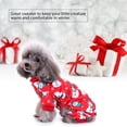 thumbnail image 4 of Cute Pet Dogs Christmas Clothes Knitted Sweater Winter Coat (Snowman S), 4 of 10