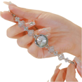 thumbnail image 2 of Luxury Women's Watch Clover Lucky Zircon Watch For Girlfriend, 2 of 5