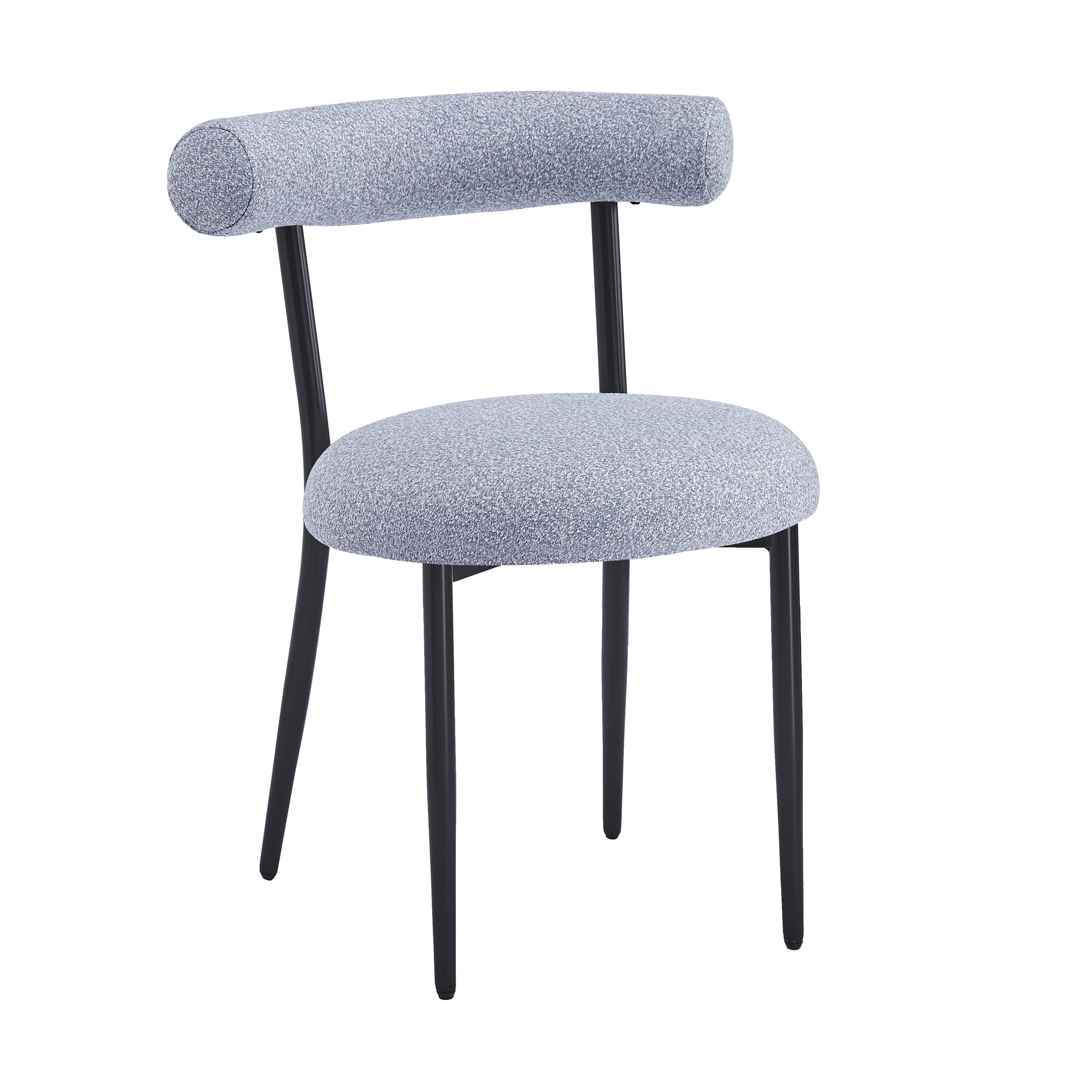 MAYEERTY Mid Century Modern Solid Wood Dining Chair with Armrests (SET OF 2) for Vanity For Living Room