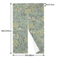 thumbnail image 3 of XMXT Japanese Noren Doorway Room Divider Curtain,Vintage Elegant Floral Restaurant Closet Door Entrance Kitchen Curtains, 34 x 56 inches, 3 of 7