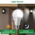 thumbnail image 4 of Venoro LED Light Bulbs Outdoor Automatic On/Off  Sensor Bulb 6500K Daylight Dusk to Dawn, 4 of 19