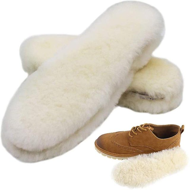 Plantilla térmica para mantener el calor, botas de nieve de invierno suaves y gruesas, suela de almohadilla, plantillas térmicas de Cachemira para hombre y mujer, inserto de plantilla de calefacción-44 Kuyhfg Sin marca