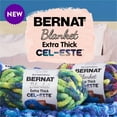 thumbnail image 3 of Bernat® Blanket Extra Thick Cel-Este™ #7 Jumbo Polyester Yarn, Orion Green 21.2oz/600g 65 Yards, 3 of 4