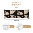 thumbnail image 2 of KLL Ultra Soft Microfiber Body Pillow Cover/Pillowcases 20"x54" with Hidden Zipper Closure-French Bulldog, 2 of 5