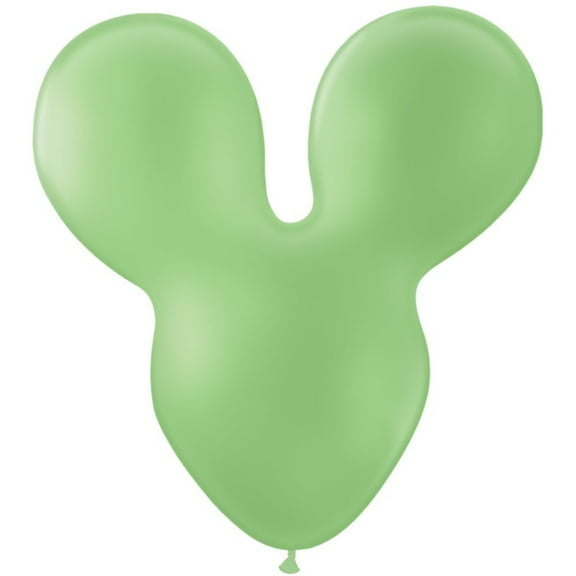 28 inch Mousehead - Lime Green Latex Balloons (1 Pack) - Party Supplies Decorations