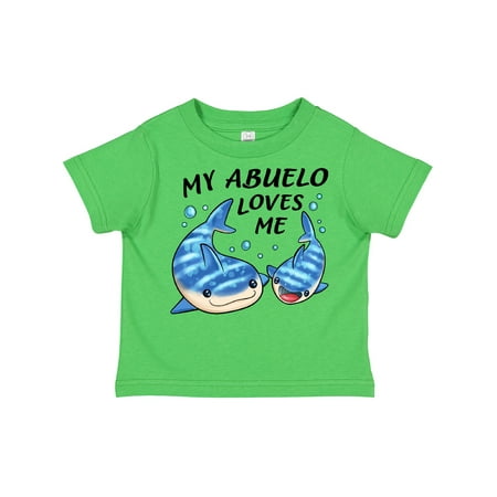 

Inktastic My Abuelo Loves Me- Whale Shark Gift Toddler Boy or Toddler Girl T-Shirt