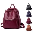 thumbnail image 2 of Lady Backpack Fashion Solid Color All- match Casual Backpack Travel Backpack, 2 of 10