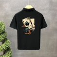 thumbnail image 3 of Camiseta con cuello y estampado de estilo gótico Y2k para hombre, estilo grunge, polos con dibujos, manga corta y estilo elegante, 3 of 5