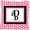 Pink Black, variant on Monogram Initial B Pink Black Polka Dots Indoor & Outdoor Fabric Decorative Pillow