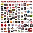 thumbnail image 4 of Pegatinas de banda de rock punk, 102 piezas, pegatinas de vinilo estilo grafiti, pegatinas de vinilo impermeables de banda de música punk de heavy metal para personalizar guitarra,, 4 of 7