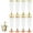 mix1, variant on ACDANC 8Pcs Champagne Flutes Plastic 5 oz All-Around Functional Style Plastic Wine Glasses with Stem Martini Glasses for Party Wedding Family Mix1