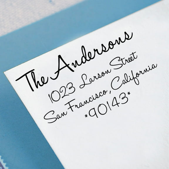 Cutom Return Address Stamp Personalized Self Inking Rubber Stamp Proposal Gift Idea