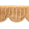 thumbnail image 6 of bali & pari Abena Bohemian Scalloped Light Honey Rattan Dining Table, 6 of 6