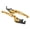 Gold, variant on Short Brake Clutch Levers for NMAX155 2020-2024 Motorcycle Modification Brake Clutch Levers Handle Aluminium