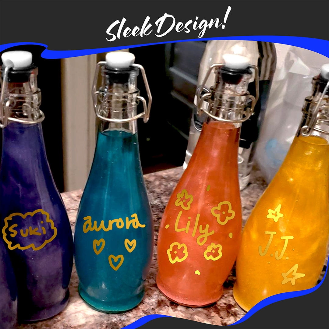 Nevlers 17 oz Teardrop Swing Top Glass Bottles (Pack of 12) | Includes Funnel, Brush, Tags, Shrink Wrap and Marker