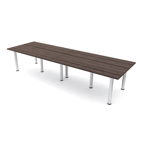 12 Person Rectangular Conference Table Power And Data Units Post Legs