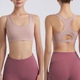 thumbnail image 6 of COMVALUE Womens Sports Bra Soft Touch Moisture-Wicking Bra, Moderate Support Bra for Women (Pink, L), 6 of 7