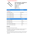 thumbnail image 2 of Inner Tie Rod End Set - Compatible with 2007 - 2014 Cadillac Escalade 2008 2009 2010 2011 2012 2013, 2 of 2