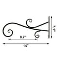 thumbnail image 2 of Muka Hanging Sign Bracket, Metal Decorative Wall Mounted Hook Hanger, 2 of 6