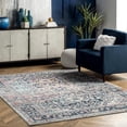 thumbnail image 1 of nuLOOM Lilah Vintage Medallion Area Rug, 5' x 7' 5", Blue, 1 of 8