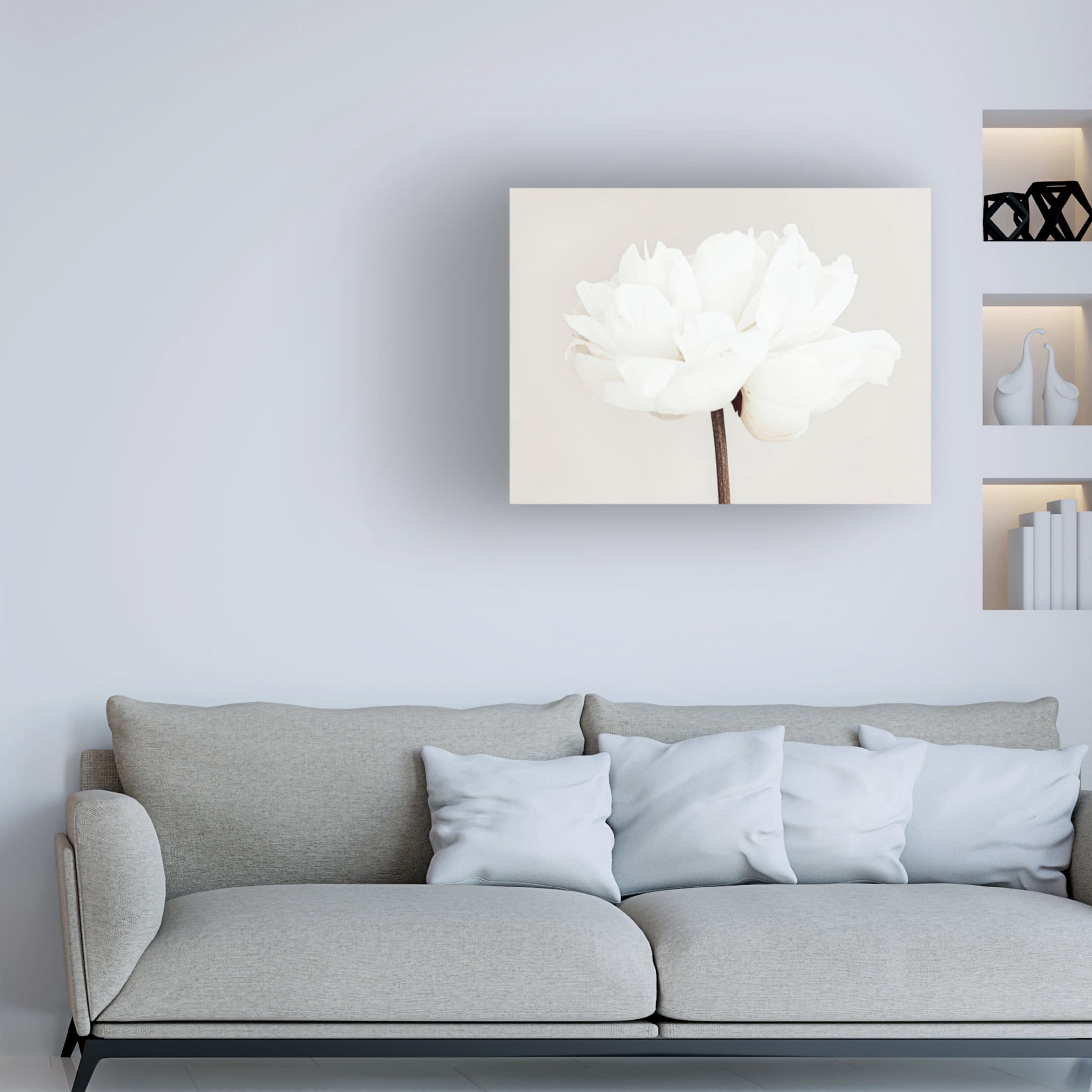 Pictufy Studio III 'Peony 11' Canvas Art - 24 x 18 Inches