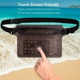 thumbnail image 6 of Waterproof Fanny Pack,Waterproof Pouch for Phone Passport Wallet Purse with Waist Strap,Floating Waterproof Bags for Travel Beach Swimming Kayaking Boating Pool Accessories, 6 of 13