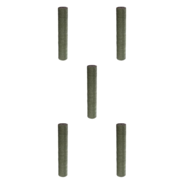 Maytalsory 1Pack Scratch Post Refill Pole Grinding Protect Sisal Claw Rope Nails cat Green H 25cm Dia 7cm 5Set