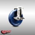 thumbnail image 2 of 5 Inch 316SS Solid Polyurethane Wheel Swivel Bolt Hole Caster with Brake SCC, 2 of 2