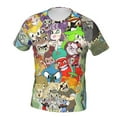 thumbnail image 3 of The Cuphead Show Shirt 3d Printed T Shirt Crewneck Short Sleeve Top Tees For Mens, 3 of 6