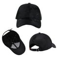 thumbnail image 6 of Toptie Camouflage Baseball Cap 6 Panel Quick-Dry Baseball Cap Unisex Adjustable Tactical Hat-Black, 6 of 6
