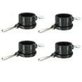 thumbnail image 1 of Bandera Poste Anillos Montaje Clips Giratorio Ajustable Sujetadores 29mm x 27mm Negro Paquete de 4, 1 of 5