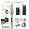 thumbnail image 6 of Philips Keyless Entry Door Lock with Keypad - Smart Deadbolt Lock for Front Door, Auto Lock, One-time PIN Code, Fingerprint Door Lock - Satin Nickel, 6 of 6