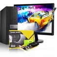 thumbnail image 1 of Dell OptiPlex Computer Desktop Intel Core i7-6700 3.40 GHz 16GB RAM 1TB SSD New 24 Inch FHD Monitor GeForce GT1030 2GB Win 10 Pro Wi-Fi Gaming PC Keyboard & Mouse HDMI (Refurbished), 1 of 4
