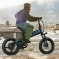 thumbnail image 6 of Wooken 20"X4.0 Fat Tire Electric Bike for Adults, 500W Foldable Electric Bicycle with 48V 10Ah Built-in Battery, Shimano 7 Speed, Dual Shock Absorber, 6 of 11