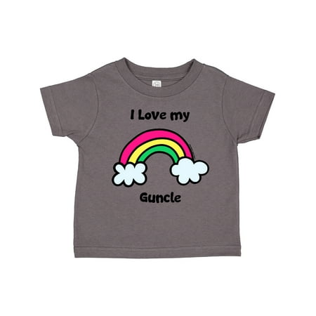 

Inktastic I Love My Guncle Gift Toddler Boy or Toddler Girl T-Shirt
