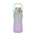 thumbnail image 1 of Yeacher 2L Water Bottle with Marker Straw Handle Leakproof Large Capacity Water Bottle Reusable Water, 1 of 8