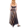 thumbnail image 5 of Franhais Women Bohemian Long Skirt, Elastic High Waist Big Hem Tie-up Skirt for Beach/ Seaside/ Vacation, 5 of 9