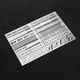 thumbnail image 5 of 2pcs Craft Talla Regla Auxiliar Agujero de material acero Inoxidable Herramienta Grabada, 5 of 9