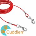 thumbnail image 5 of Cable de amarre para perros de 20 pies con estaca cromada antioxidante de 16 pulgadas – Cadena para perros resistente perfecta con estaca para perros para patio al aire libre, camping y jardín, compat, 5 of 5