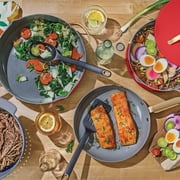 Beautiful 12-Piece Cookware Set with Carbone Tomato Basil Sauce, Tomato Red