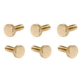 thumbnail image 4 of Electric Guitar Fine Tuning Screw, 6 Pcs M4 Thread Tremolo Bridge String Locking Screw Metal Glossy  For Replacement Black,Silver,Gold, 4 of 8
