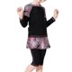 thumbnail image 1 of Traje de baño modesto musulmán islámico para niñas Negro 9-10 años, 1 of 1