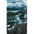 thumbnail image 2 of Wang, Melissa 12x18 White Modern Wood Framed Museum Art Print Titled - Mountainscape I, 2 of 4