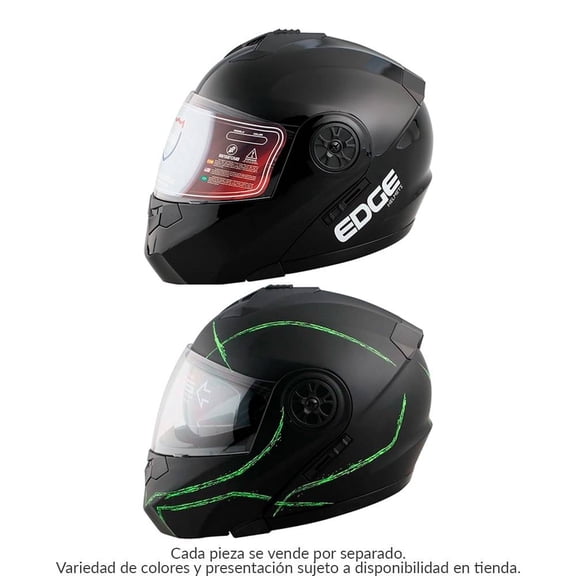 Casco para Moto EDGE TURBO-ABATIBLE XL Varios Modelos 1 Pieza