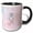 Black/White, variant on 3drose, Antler Arrows and Typography Illustration on Pink-follow Your Arrow, 11oz Magic Transforming Mug