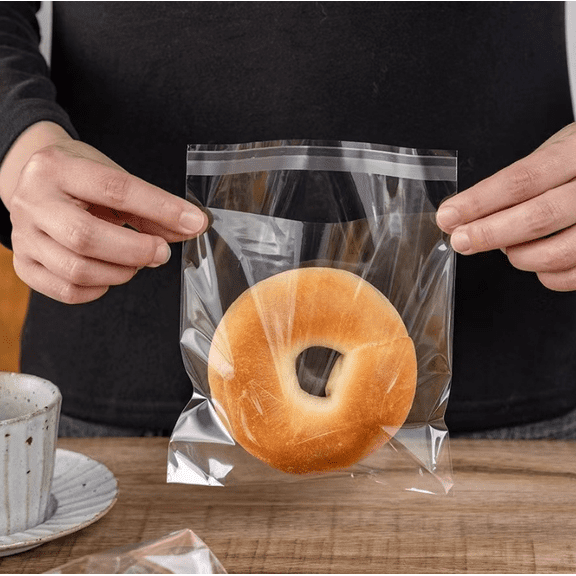 suxuMhao Packaging Bags, 200 Pcs 5×6 IN Clean Self Sealing Cookie Bags, Self-sealing Food Bag, Transparent Baking Bag, Bread Self Sealing Bags, Gift Bag, Storage Bags for Snacks Baking Supplies